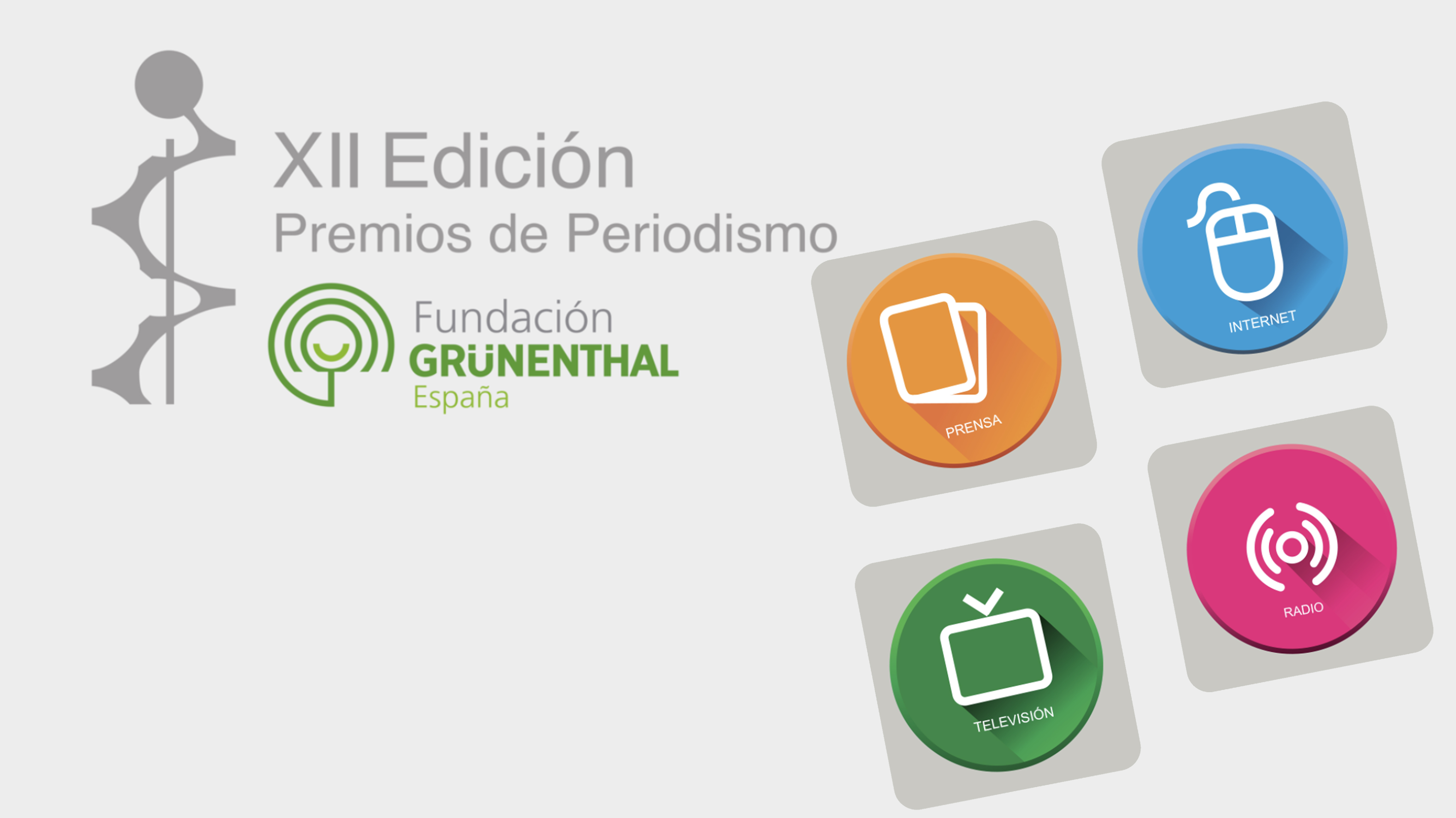 Abierta la convocatoria de los XII Premios de Periodismo sobre dolor de la Fundación Grünenthal