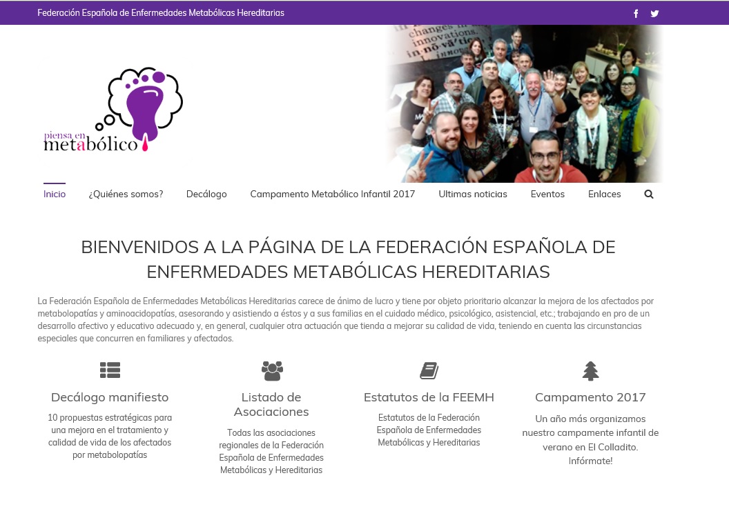 Pantallazo web metabolicos.es