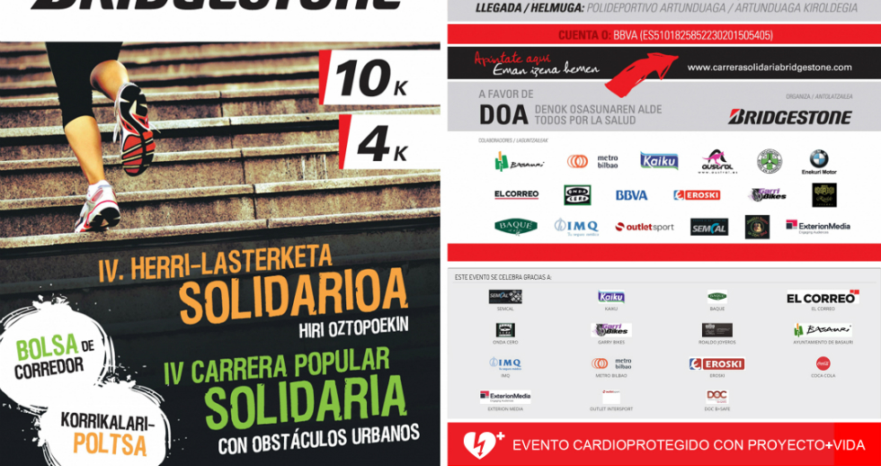 CARRERA SOLIDARIA BRIDGESTONE BASAURI DESFIBRILADOR DOC