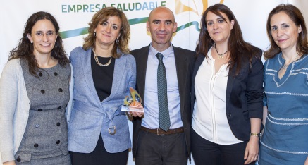 foto de los premios empresa saludable HOSPITAL ALCALA