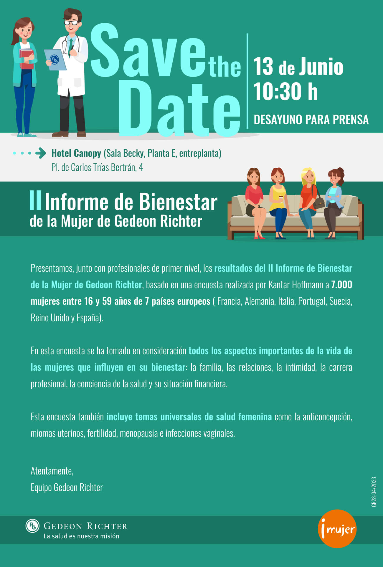 SaveTheDate Informe mujer ANIS