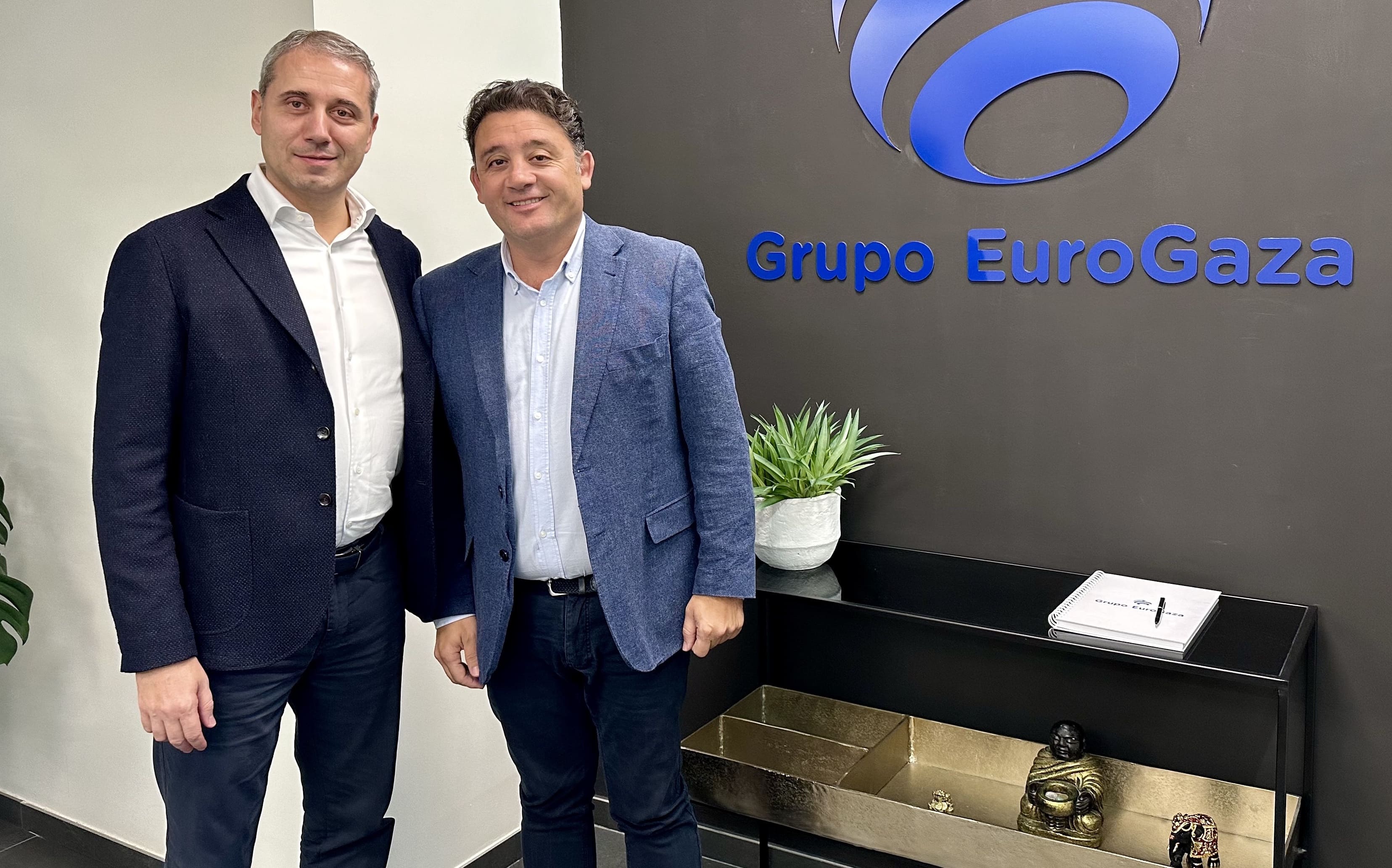 César Rodríguez CEO de Zerintia HealthTech y Rafael Velasco CEO de EuroGaza