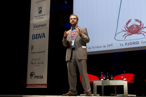 Damiá Tormo en el CiBBVA, en el ciclo de premios a la innovación TR35